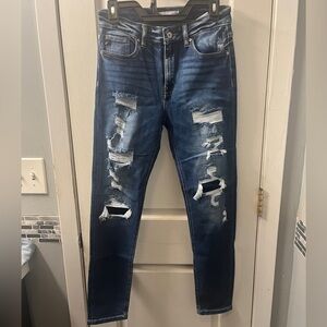 Kancan Distressed Blue Jeans New